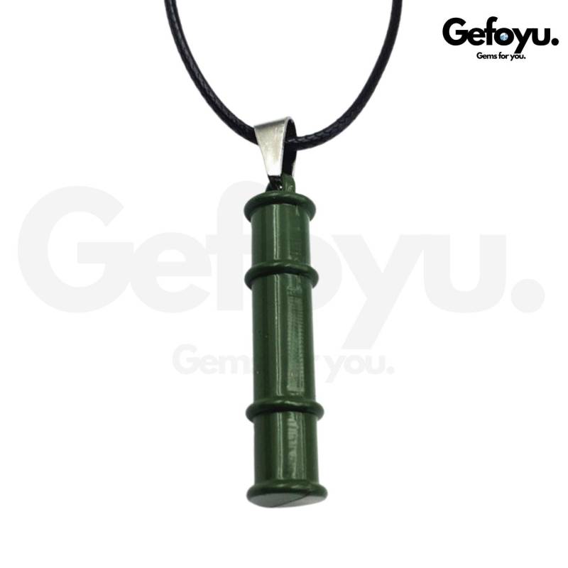 Nezuko Kette - Demon Slayer Bambus Mundkorb Halskette Kimetsu No Yaiba Anime Schmuck Cosplay Geschenk von GEFOYU