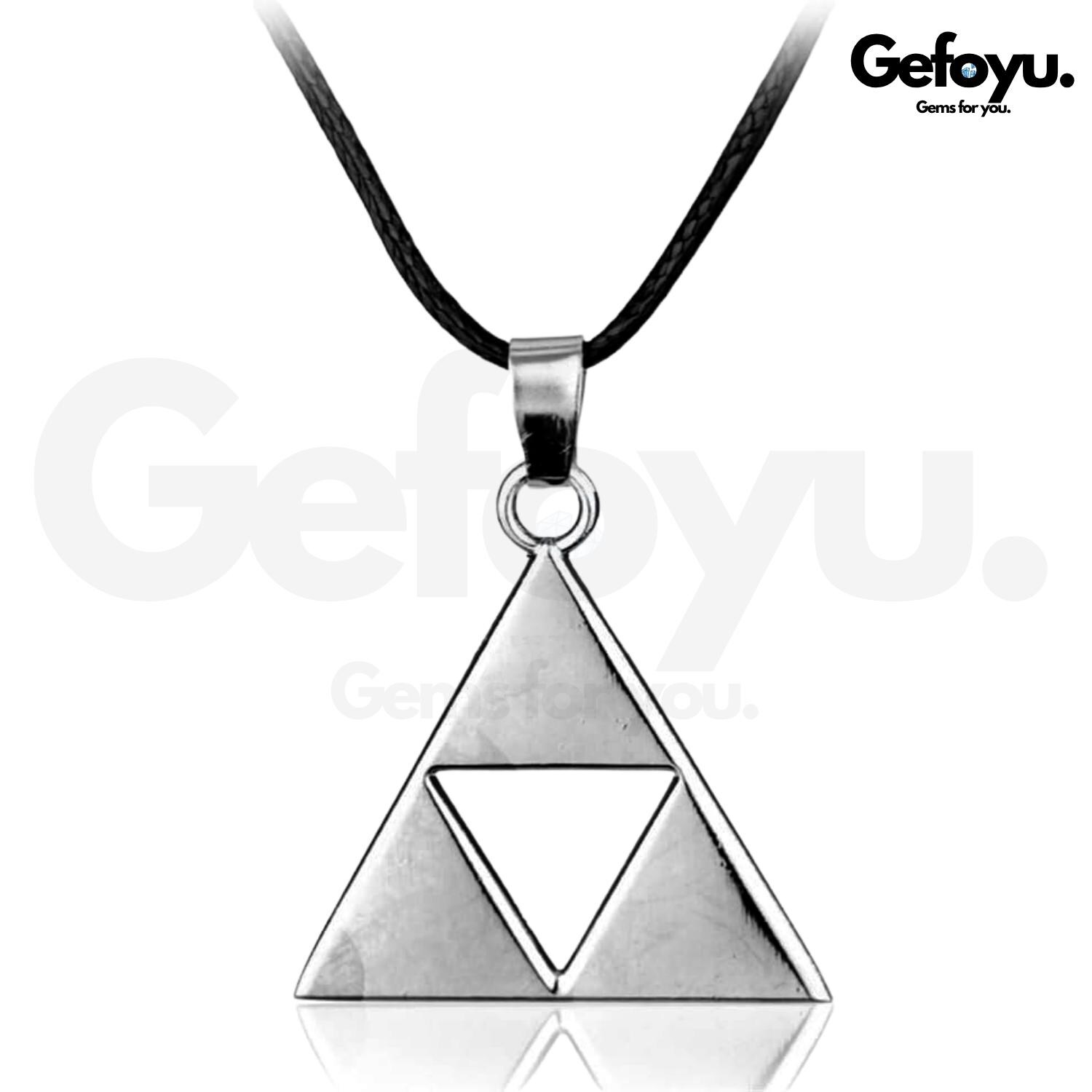 Zelda Kette - The Legend Of Triforce Wappen Halskette Cosplay Schmuck Gaming Geschenk Fan Accessoire Zelda Kette - The Legend Of Triforce Wappen Halskette Cosplay Schmuck Gaming Geschenk Fan Accessoire von GEFOYU