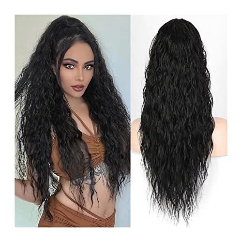 Frauen 26 Zoll natürliche, weiche Clip-in-Pferdeschwanz-Haarteile for Frauen for den täglichen Gebrauch, synthetische, lange, gewellte Pferdeschwanzverlängerungen, Kordelzug-Pferdeschwanz, mehrschicht Frauen 26 Zoll natürliche, weiche Clip-in-Pferdeschwanz-Haarteile for Frauen for den täglichen Gebrauch, synthetische, lange, gewellte Pferdeschwanzverlängerungen, Kordelzug-Pferdeschwanz, mehrschicht von GEK208130