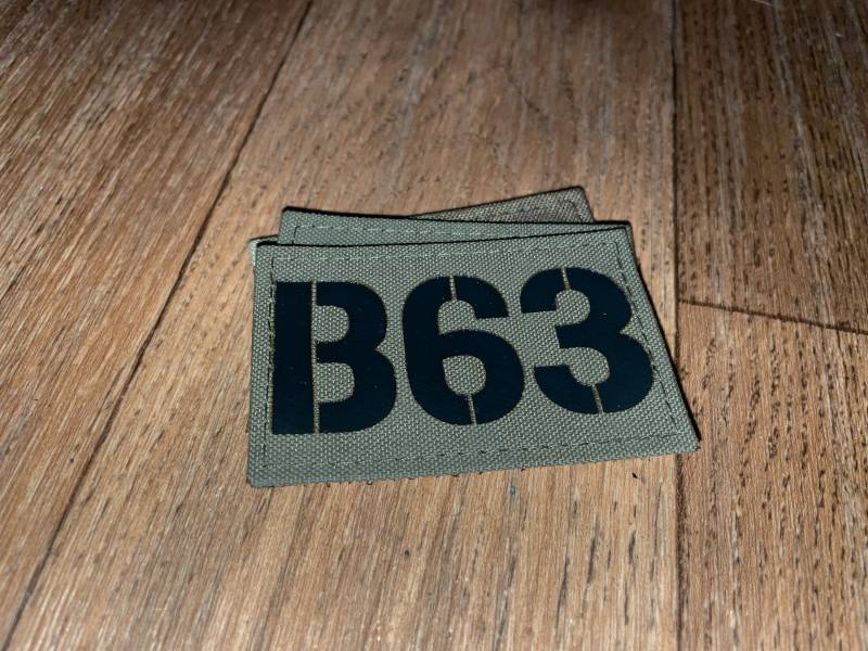 75x50mm Personalisierter Lasercut Rufzeichen Patch Mit Klett von GELASERT