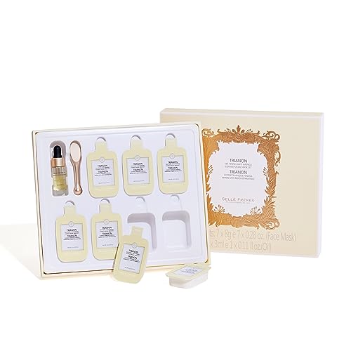 GELLE FRERES Gesichtsmasken 7 Packungen mit 1 Serum,Natürliche Crithmum Maritimum,Hauptpflege Anti-Ageing Feuchtigkeit;Schönheitsmasken Set für Damen 8g×7 von GELLE FRERES
