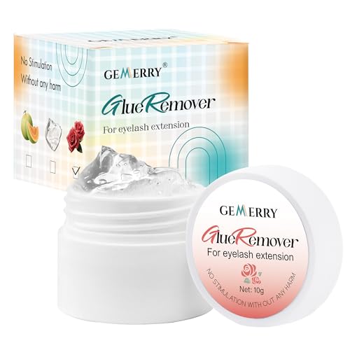 GEMERRY 10 g Wimpernkleber Entferner Creme Wimpernverlängerungs Entferner Remover Wimpernkleber Wimpernkleber schnell wirkend geringe Reizung lash remover wimpernverlängerung(Rose) von GEMERRY