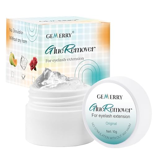 GEMERRY Wimpernkleber Entferner Creme 10 g Wimpernverlängerungs Entferner Remover Wimpernkleber professioneller Wimpernkleber schnell wirkend lash remover wimpernverlängerung(Geschmacklos-10g) von GEMERRY