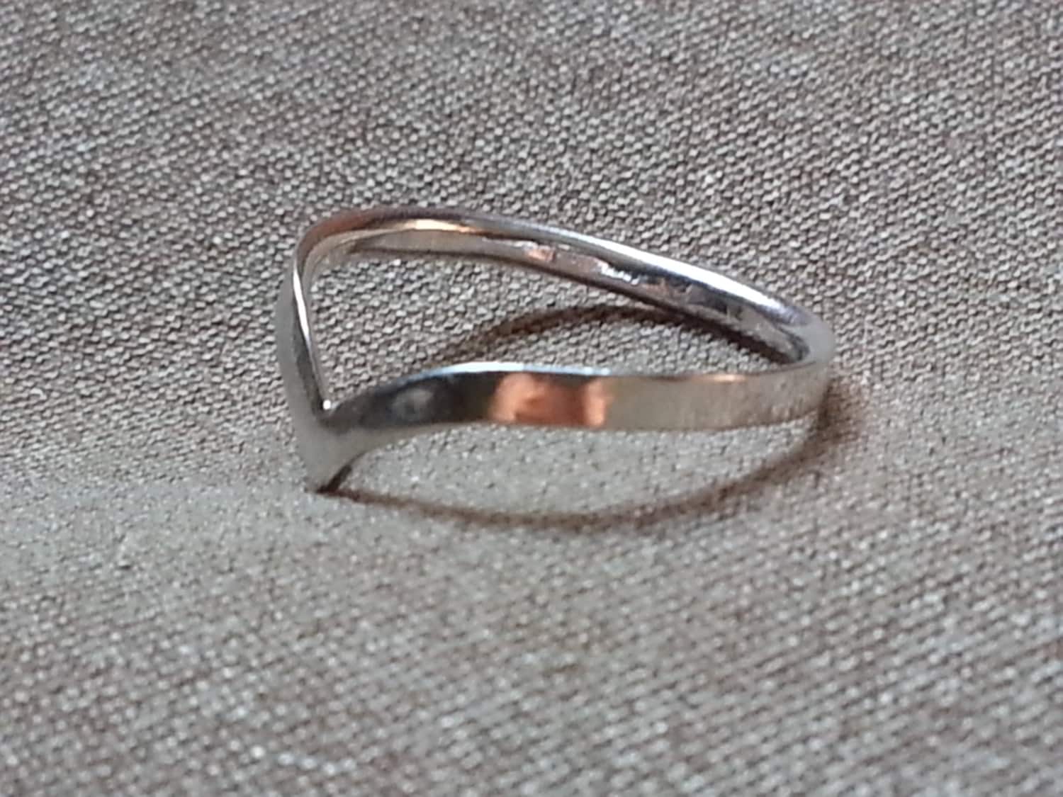 sterling Silber Chevron Ring Knuckle Band sterling Silber Chevron Ring Knuckle Band von GEMFOREST