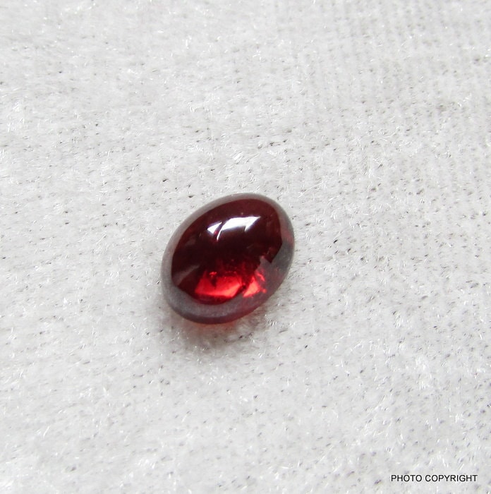 6x8mm Roten Granat Oval Loop Cabochon Sauberen Qualität Angenehm Farbe Des Rötlich Geburtsstein Januar Ovale Form Cabochon Oval von GEMSONLY