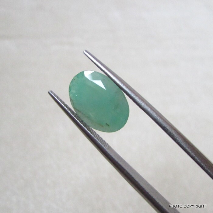 Schöner Qualität Smaragd Oval 10x14mm Cut Stein Echte Emerald von GEMSONLY