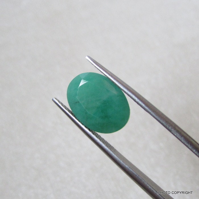Schöner Qualität Smaragd Oval 10x14mm Cut Stein Echte Emerald von GEMSONLY