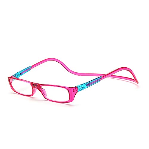 GEMSeven Unisex Magnet Lesebrille Männer Frauen Bunte Einstellbare Hängen Hals Magnetische Vorne Presbyopische Gläser von GEMSeven