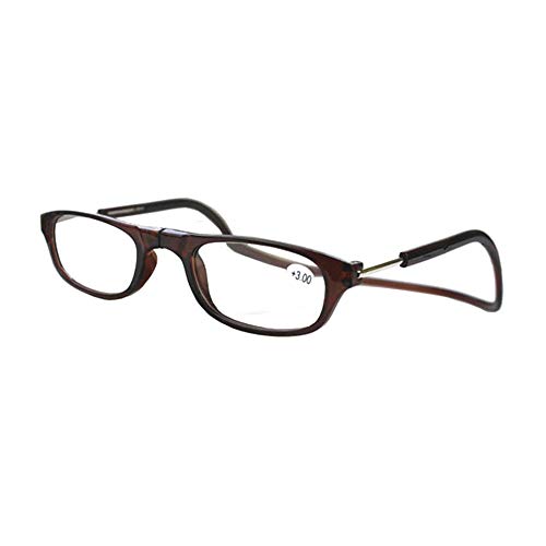 GEMSeven Unisex Magnetische Lesebrille Falten Reader Gläser Einstellbare Hals Hängenden Brillen von GEMSeven