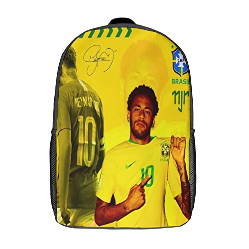 GENBAK Neymar Kinderrucksack Mädchen Jungen, Rucksacktasche, Tagesrucksack, Grundschule, Perfekt Für Den Schulanfang Oder Den Sport, Geschenke Und Reisen 17zoll von GENBAK