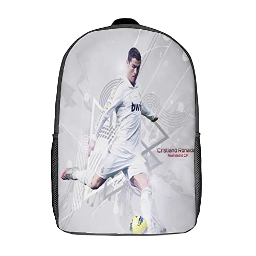 GENBAK Ronaldo Kinderrucksack Mädchen Jungen, Rucksacktasche, Tagesrucksack, Grundschule, Perfekt Für Den Schulanfang Oder Den Sport, Geschenke Und Reisen 17zoll von GENBAK