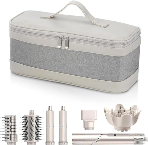 GENCAM Aufbewahrungstasche für Shark Flexstyle, Reise-Organizer-Tasche für Shark FlexStyle 4-in-1 Air Styler & Haartrockner, Flexstyle Haarstyler Aufbewahrungstasche für Hai, grau, Modern von GENCAM