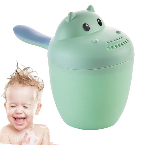 Baby Bath Cup, S. 130 g | Baby Shampoo Löffel zur Verzögerung Multifunktions Multifunktionsformular, Spülenhaare oder Nieselregenmädchenpflanzen, Accessoire Children's Blue Children's Dusche von GENERIC