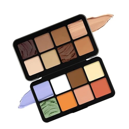 Creme-Concealer-Palette, Creme-Contour-Palette – Highlight-Palette – Make-up-Palette für Frauen, Skulpturcreme, wasserdicht, 16 Farben, Contouring-Dissimulator, Hervorgehoben Creme-Concealer-Palette, Creme-Contour-Palette – Highlight-Palette – Make-up-Palette für Frauen, Skulpturcreme, wasserdicht, 16 Farben, Contouring-Dissimulator, Hervorgehoben von GENERIC