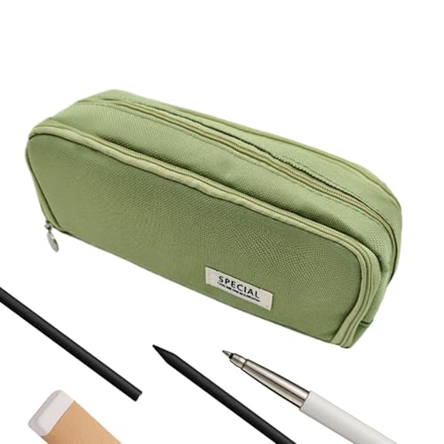 Federmäppchen mit großem Fassungsvermögen, spezielles Federmäppchen, multifunktionale Schreibwarentasche – Federmäppchen mit Fächern, Federmäppchen für Schulbedarf für Schüler, grün, Se référer au Federmäppchen mit großem Fassungsvermögen, spezielles Federmäppchen, multifunktionale Schreibwarentasche – Federmäppchen mit Fächern, Federmäppchen für Schulbedarf für Schüler, grün, Se référer au von GENERIC
