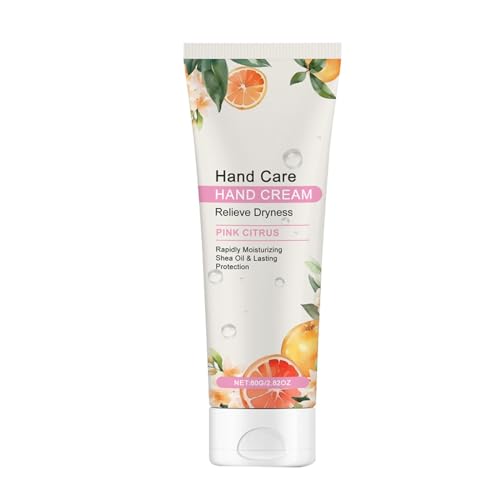 Handcreme für Frauen, Handlotion für Frauen, trockene Handlotion mit Grapefruit, 80 g, für Damen – Feuchtigkeitscreme ohne Fett für die Pflege der Körperhaut für Frauen Handcreme für Frauen, Handlotion für Frauen, trockene Handlotion mit Grapefruit, 80 g, für Damen – Feuchtigkeitscreme ohne Fett für die Pflege der Körperhaut für Frauen von GENERIC