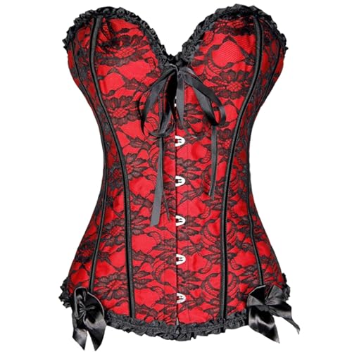 Korsett Damen Schwarz Top Piraten Corsage Rot Mit Trägern Light Blue Corset White Steampunk Schwarze Federn M Korsett Damen Schwarz Top Piraten Corsage Rot Mit Trägern Light Blue Corset White Steampunk Schwarze Federn M von GENERIC