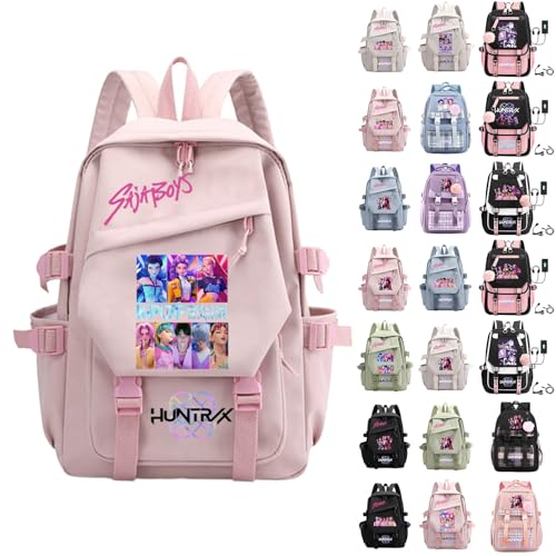 Kpop Demon Hunters Rucksack– Saja Boys Anime Druck Schultasche Für Schule & Freizeit, Wasserdichter Leichter Schulrucksack Mit Großem Stauraum Für Jungen, Mädchen & K-Pop Fans Kpop Demon Hunters Rucksack– Saja Boys Anime Druck Schultasche Für Schule & Freizeit, Wasserdichter Leichter Schulrucksack Mit Großem Stauraum Für Jungen, Mädchen & K-Pop Fans von GENERIC
