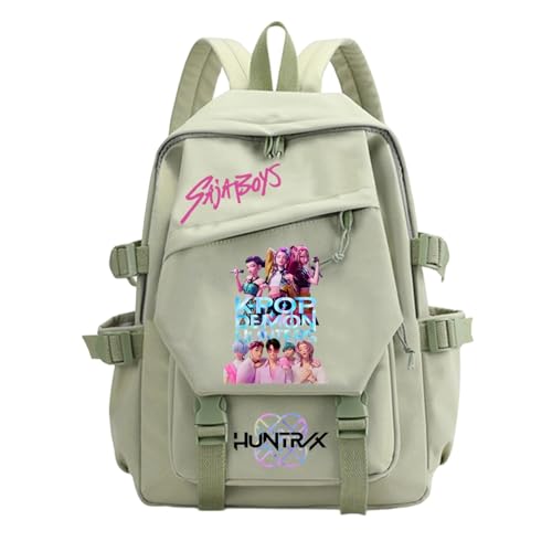 Kpop Demon Hunters Rucksack– Saja Boys Anime Druck Schultasche Für Schule & Freizeit, Wasserdichter Leichter Schulrucksack Mit Großem Stauraum Für Jungen, Mädchen & K-Pop Fans Kpop Demon Hunters Rucksack– Saja Boys Anime Druck Schultasche Für Schule & Freizeit, Wasserdichter Leichter Schulrucksack Mit Großem Stauraum Für Jungen, Mädchen & K-Pop Fans von GENERIC
