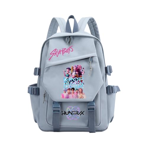 Kpop Demon Hunters Rucksack– Saja Boys Anime Druck Schultasche Für Schule & Freizeit, Wasserdichter Leichter Schulrucksack Mit Großem Stauraum Für Jungen, Mädchen & K-Pop Fans Kpop Demon Hunters Rucksack– Saja Boys Anime Druck Schultasche Für Schule & Freizeit, Wasserdichter Leichter Schulrucksack Mit Großem Stauraum Für Jungen, Mädchen & K-Pop Fans von Generic