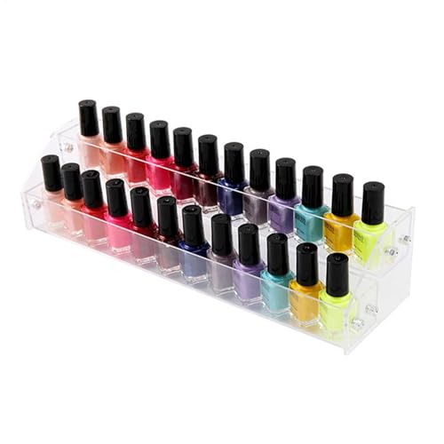Nagellackständer – Organizer für Nägel, Acryl, transparent, , platzsparend, für Nagellack, Kosmetik, Lippenstift von GENERIC