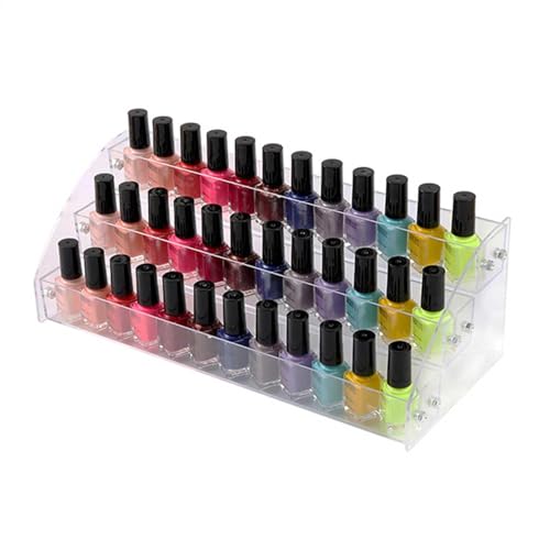 Nagellackständer – Organizer für Nägel, Acryl, transparent, , platzsparend, für Nagellack, Kosmetik, Lippenstift von GENERIC