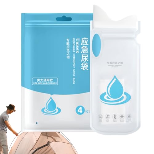 Urinbeutel für Männer Reise Urinbeutel Auto Urinbeutel 700ml Tragbare Toilette Camping Kulturbeutel Wasserdicht Geruchsneutral Camping Urinal für Männer Frauen Toilette, 1, Se référer au descriptif, von GENERIC