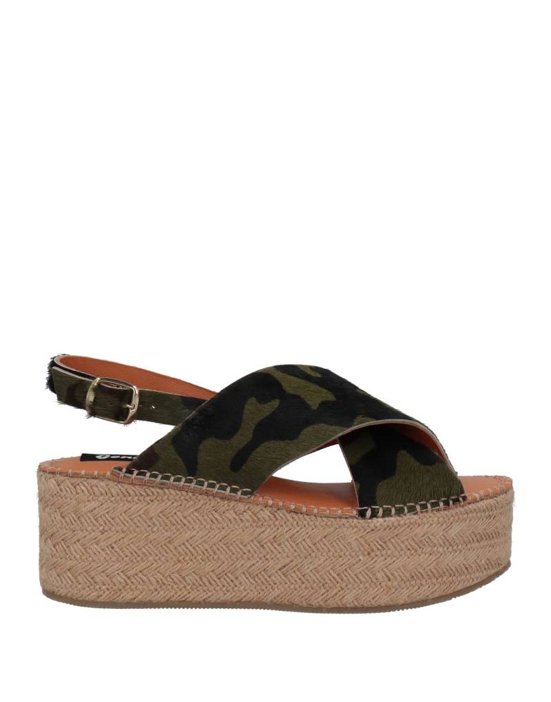 GENEVE Espadrilles Damen Militärgrün von GENEVE