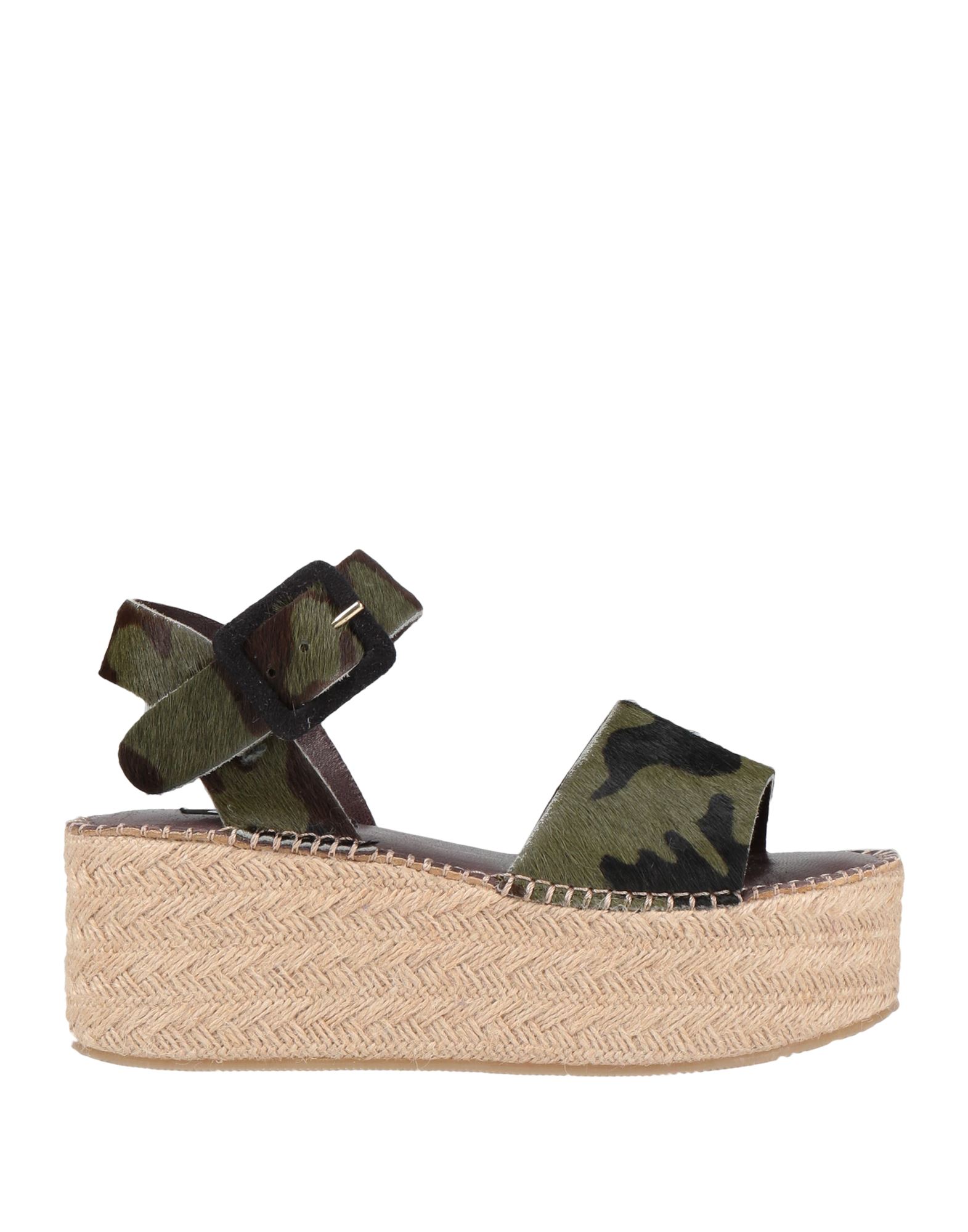 GENEVE Espadrilles Damen Militärgrün von GENEVE