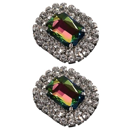 GENGENER Abnehmbare Strass-Schuhclips für Damen, Hochzeit, Braut, Kristall, High Heels, Kleider, Hut, Taschen, Dekorationen, 2 Stück, Strass GENGENER Abnehmbare Strass-Schuhclips für Damen, Hochzeit, Braut, Kristall, High Heels, Kleider, Hut, Taschen, Dekorationen, 2 Stück, Strass von GENGENER