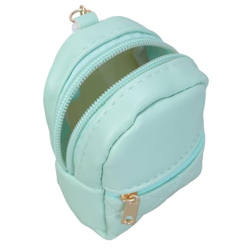 Kleine Münzgeldbörse, Schlüsselanhänger, leichte und tragbare Aufbewahrungstasche für Kopfhörer, Münzen und Schlüssel, Kopfhörerhalter, grün, As pic shown von GENGENER