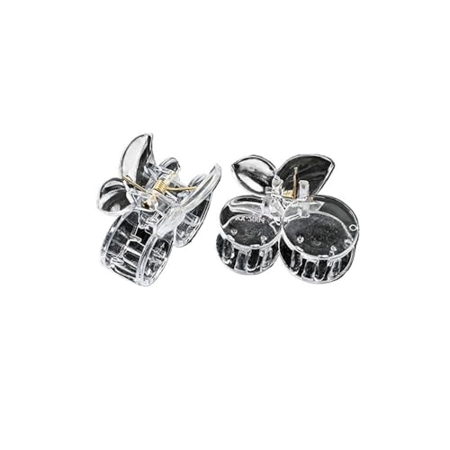 Acryl Transparent Klaue Transparent Kunststoff Haarspangen, leere Haarspange Basis für DIY Schmuck, Mode Haarschmuck Accessoires für Mädchen (A10) von GENODA