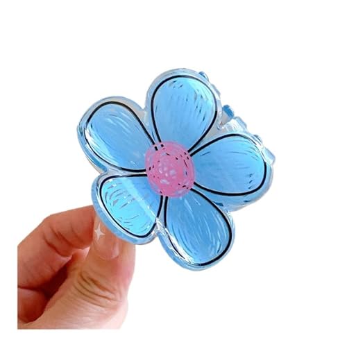 China Mode Neue Stil Casual Große Kleine Schöne Blumen Haar Klaue Clips Zubehör Für Frauen Mädchen Acryl Haarnadeln Headdre(Klein-04) von GENODA