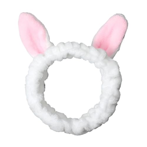 Damen und Mädchen Haarbänder Make-up Maske elastisch Kraft Schleife Haarband Kaninchenohren kleines Tier Cartoon Kopfbedeckung Haaraccessoires (Stil-26) von GENODA