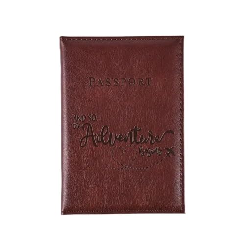 GENODA Reisepasshülle mit Farbwechsel, Buchstaben-Druck, Reisepasshülle, Flugticket-Clip, für Herren und Damen, Reisezubehör, burgunderfarben, Einheitsgröße GENODA Reisepasshülle mit Farbwechsel, Buchstaben-Druck, Reisepasshülle, Flugticket-Clip, für Herren und Damen, Reisezubehör, burgunderfarben, Einheitsgröße von GENODA