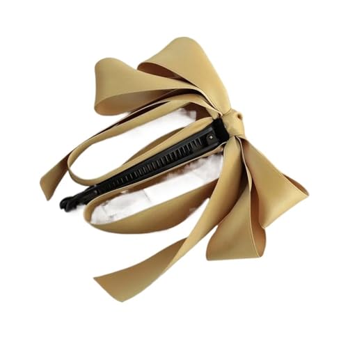 Korea-Bandschleife, Bananen-Clip, Kunstperle, vertikaler Pferdeschwanz-Clip, süße Haarnadel, modischer Haarschmuck für Damen (07) von GENODA