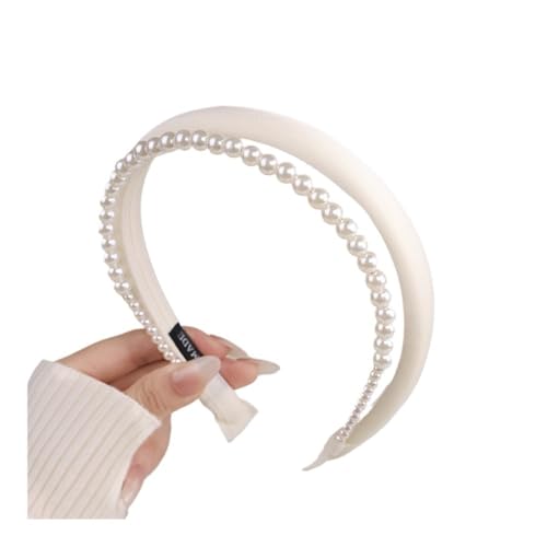 Koreanische Version des Perlen-Stirnbandes mit hohem Totenkopf, 2025, Temperament, High-End-Brautschmuck, Hochzeits-Haarschmuck (3) von GENODA