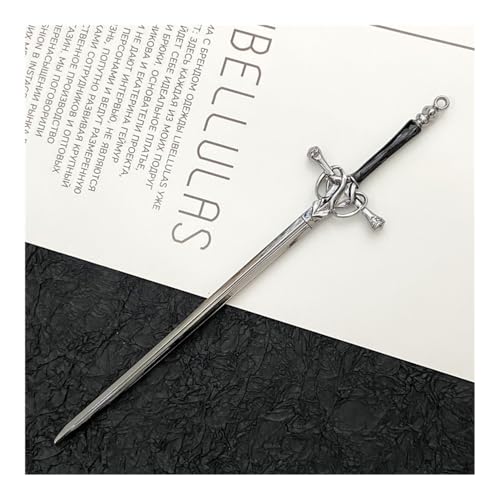Metall Schwert Haarspange Mode Damen Chinesische Einfache und kreative Pfanne Haarspange Schmuck Temperament Zubehör Kopfbedeckung (WTS0002-6) von GENODA