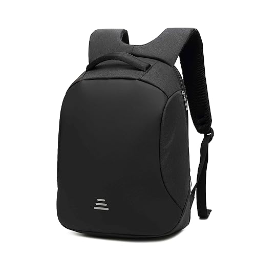 VINBAGGE Laptop Notebook Rucksack Herren 15.6 Zoll Schulrucksack Damen Großer Wasserdicht Anti-Diebstahl Business Backpack Schule Tasche mit USB-Anschluss für Männer Arbeit Reisen Jungen Schwarz von VINBAGGE