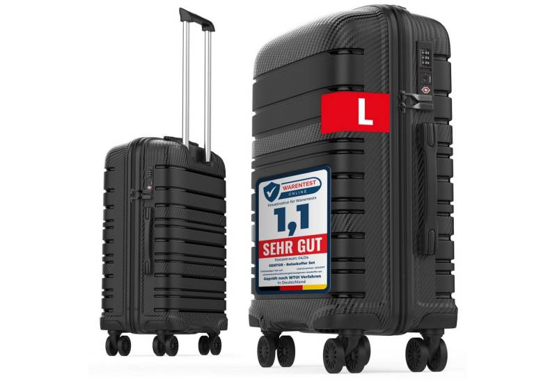 GENTOR Hartschalen-Trolley Koffer Reisekoffer Hartschalenkoffer Trolley Rollkoffer Handgepäck, 4 Rollen, PP Harteschalenkoffer & Reisekoffer GENTOR Hartschalen-Trolley Koffer Reisekoffer Hartschalenkoffer Trolley Rollkoffer Handgepäck, 4 Rollen, PP Harteschalenkoffer & Reisekoffer von GENTOR