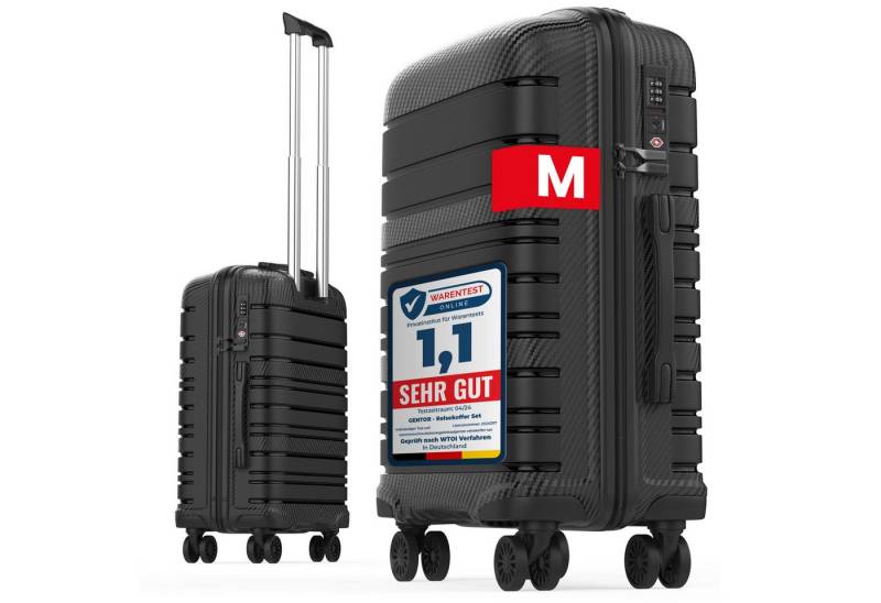 GENTOR Hartschalen-Trolley Koffer Reisekoffer Hartschalenkoffer Trolley Rollkoffer Handgepäck, 4 Rollen, PP Harteschalenkoffer & Reisekoffer GENTOR Hartschalen-Trolley Koffer Reisekoffer Hartschalenkoffer Trolley Rollkoffer Handgepäck, 4 Rollen, PP Harteschalenkoffer & Reisekoffer von GENTOR