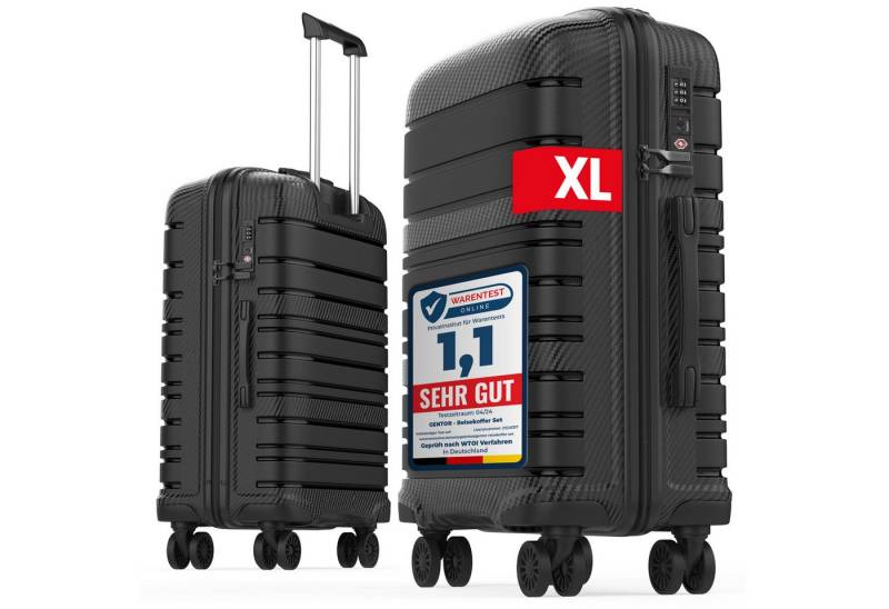 GENTOR Hartschalen-Trolley Koffer Reisekoffer Hartschalenkoffer Trolley Rollkoffer Handgepäck, 4 Rollen, PP Harteschalenkoffer & Reisekoffer GENTOR Hartschalen-Trolley Koffer Reisekoffer Hartschalenkoffer Trolley Rollkoffer Handgepäck, 4 Rollen, PP Harteschalenkoffer & Reisekoffer von GENTOR