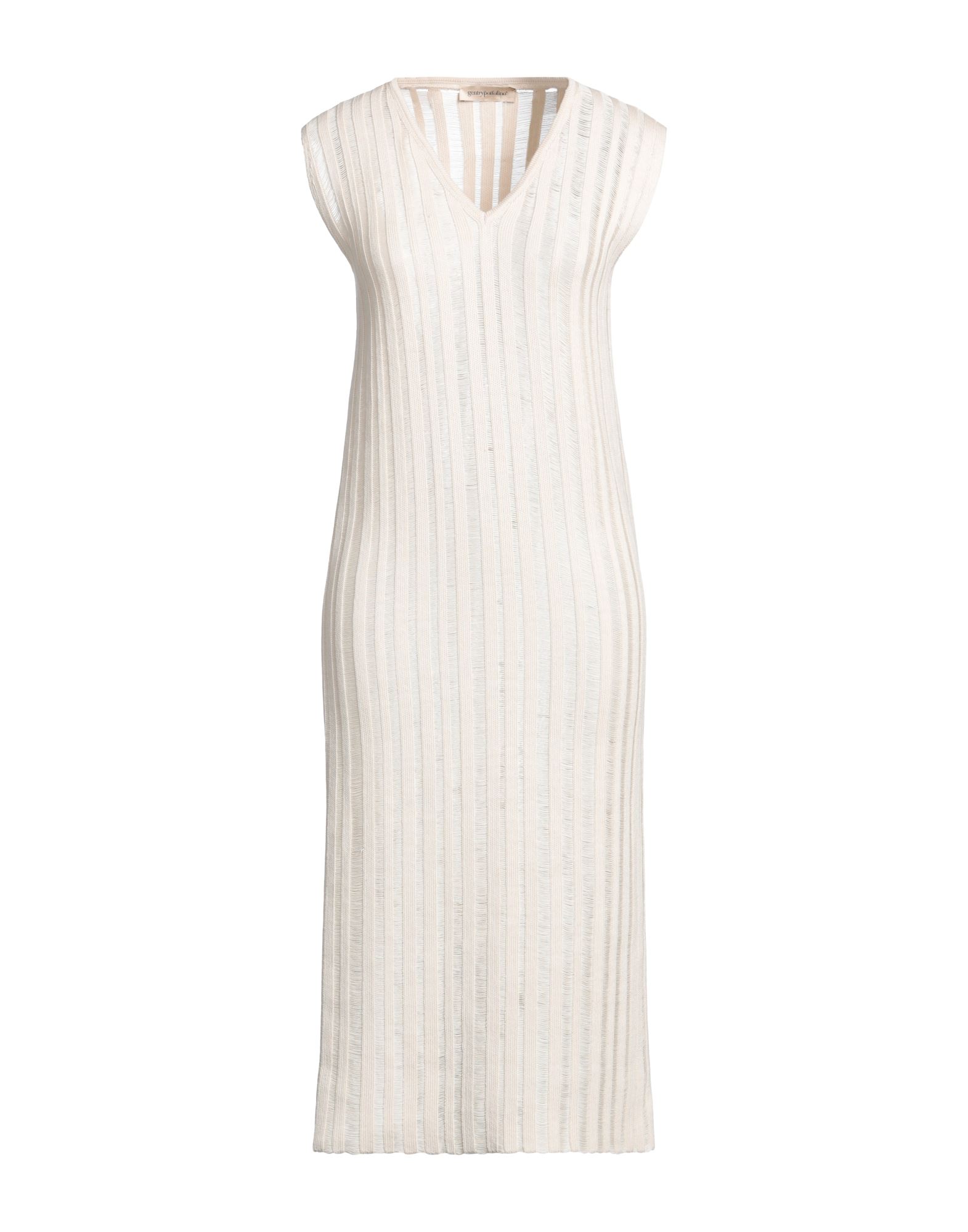 GENTRYPORTOFINO Midi-kleid Damen Beige von GENTRYPORTOFINO