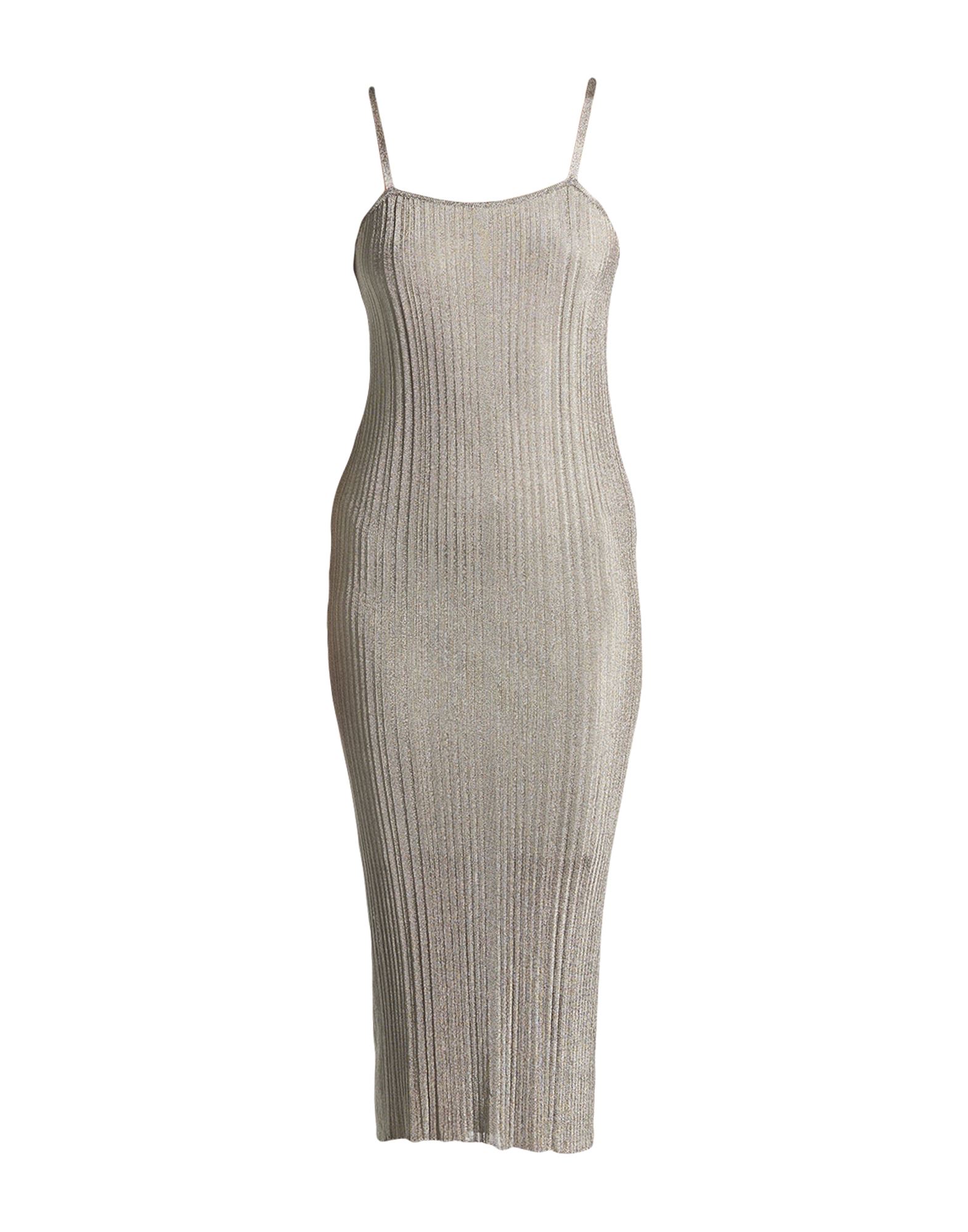 GENTRYPORTOFINO Midi-kleid Damen Grau GENTRYPORTOFINO Midi-kleid Damen Grau von GENTRYPORTOFINO