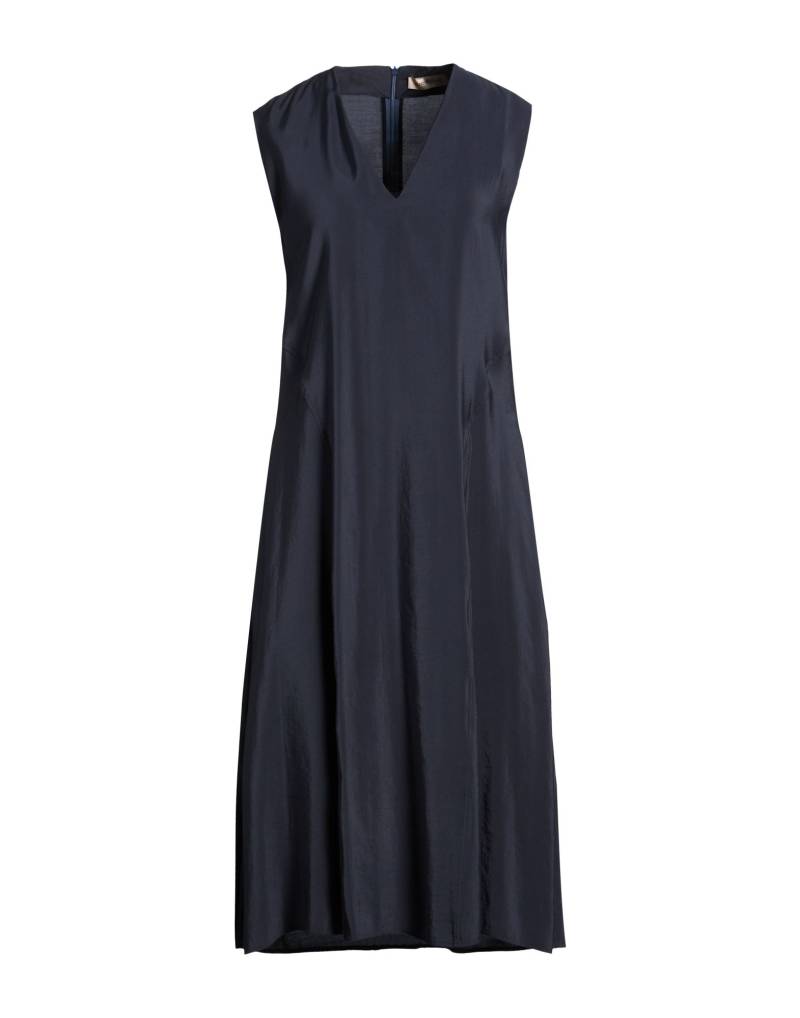 GENTRYPORTOFINO Midi-kleid Damen Marineblau von GENTRYPORTOFINO