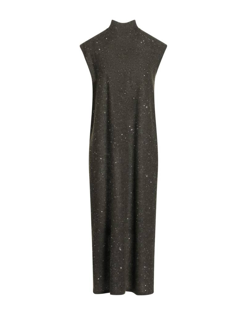 GENTRYPORTOFINO Midi-kleid Damen Militärgrün von GENTRYPORTOFINO