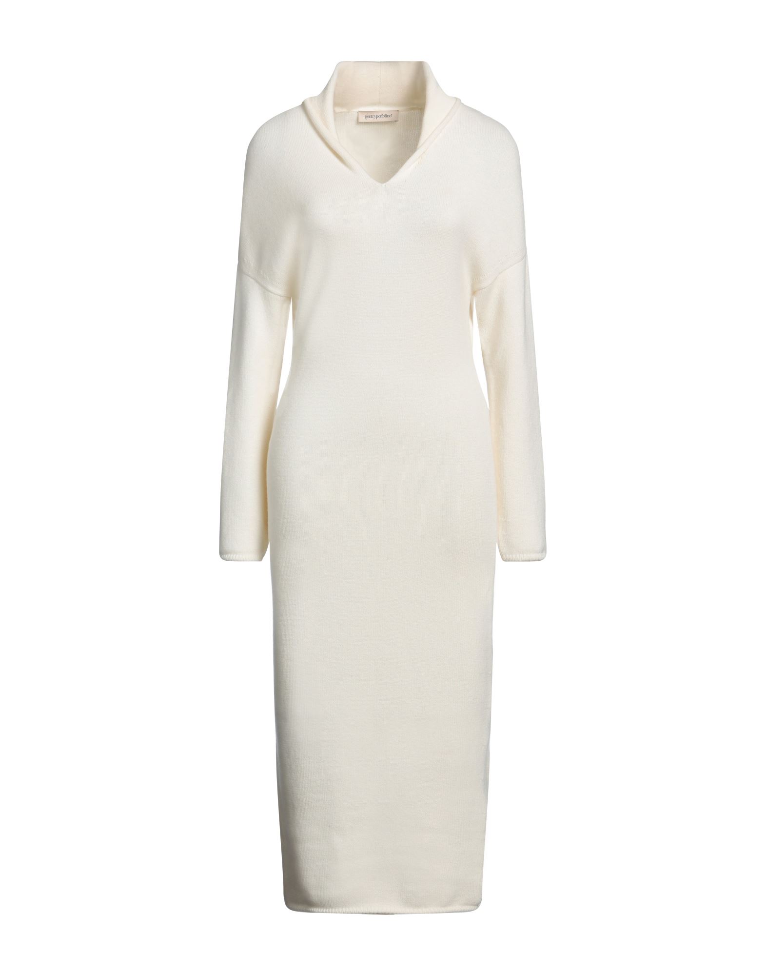 GENTRYPORTOFINO Midi-kleid Damen Off white von GENTRYPORTOFINO