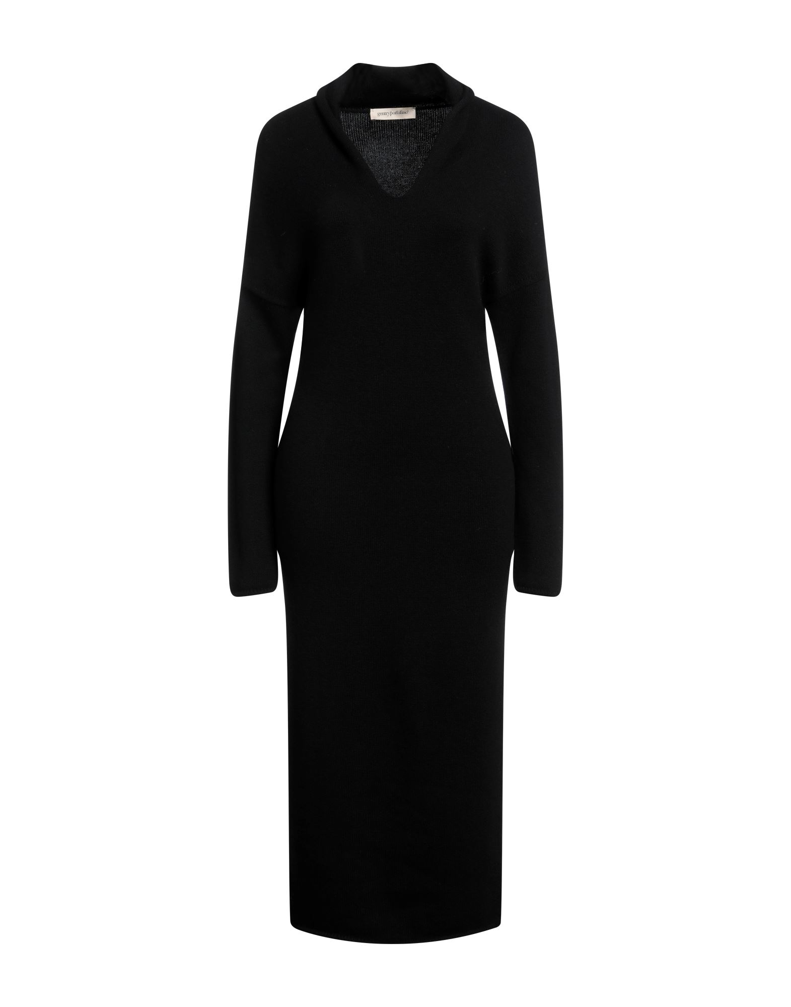 GENTRYPORTOFINO Midi-kleid Damen Schwarz von GENTRYPORTOFINO