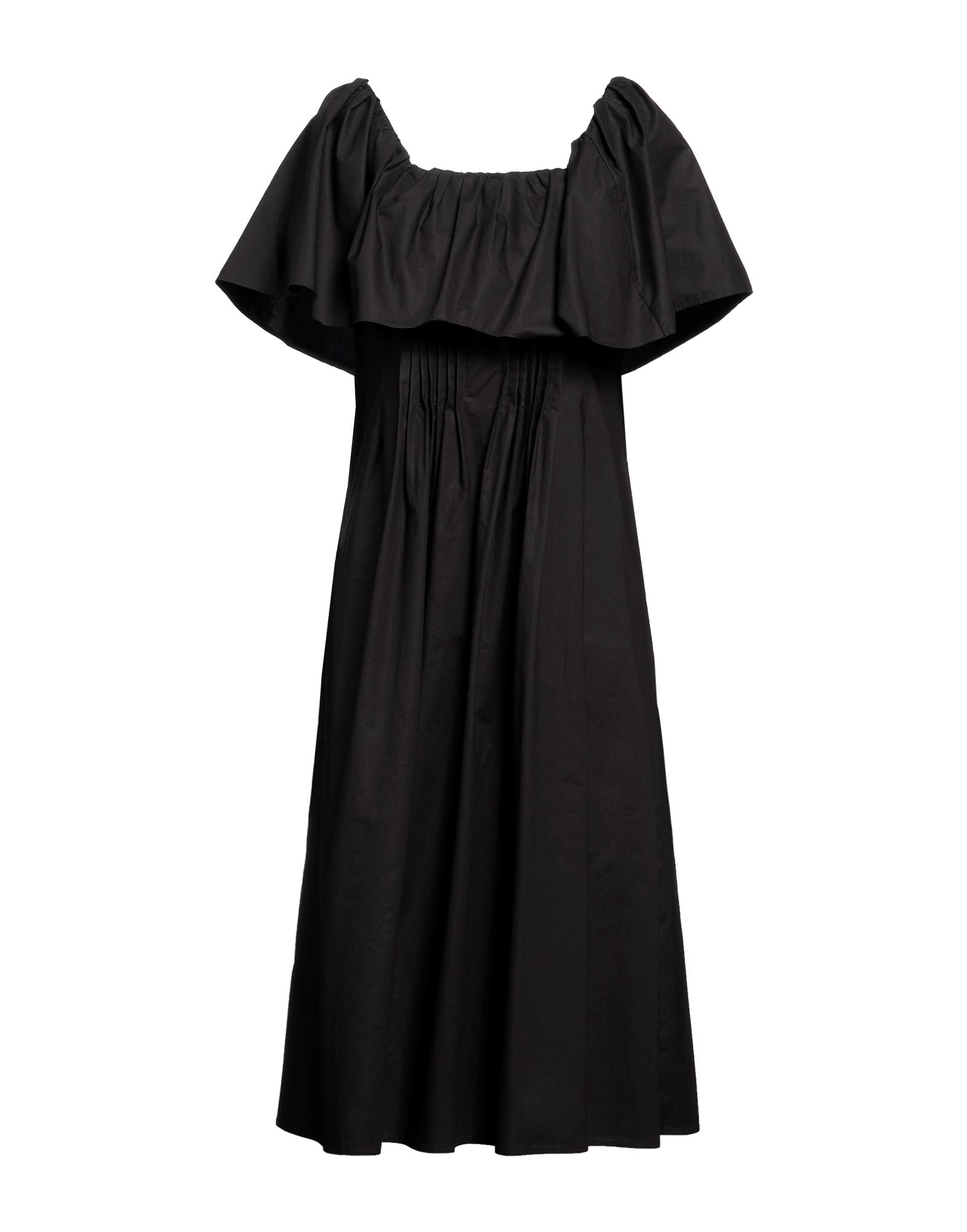 GENTRYPORTOFINO Midi-kleid Damen Schwarz von GENTRYPORTOFINO