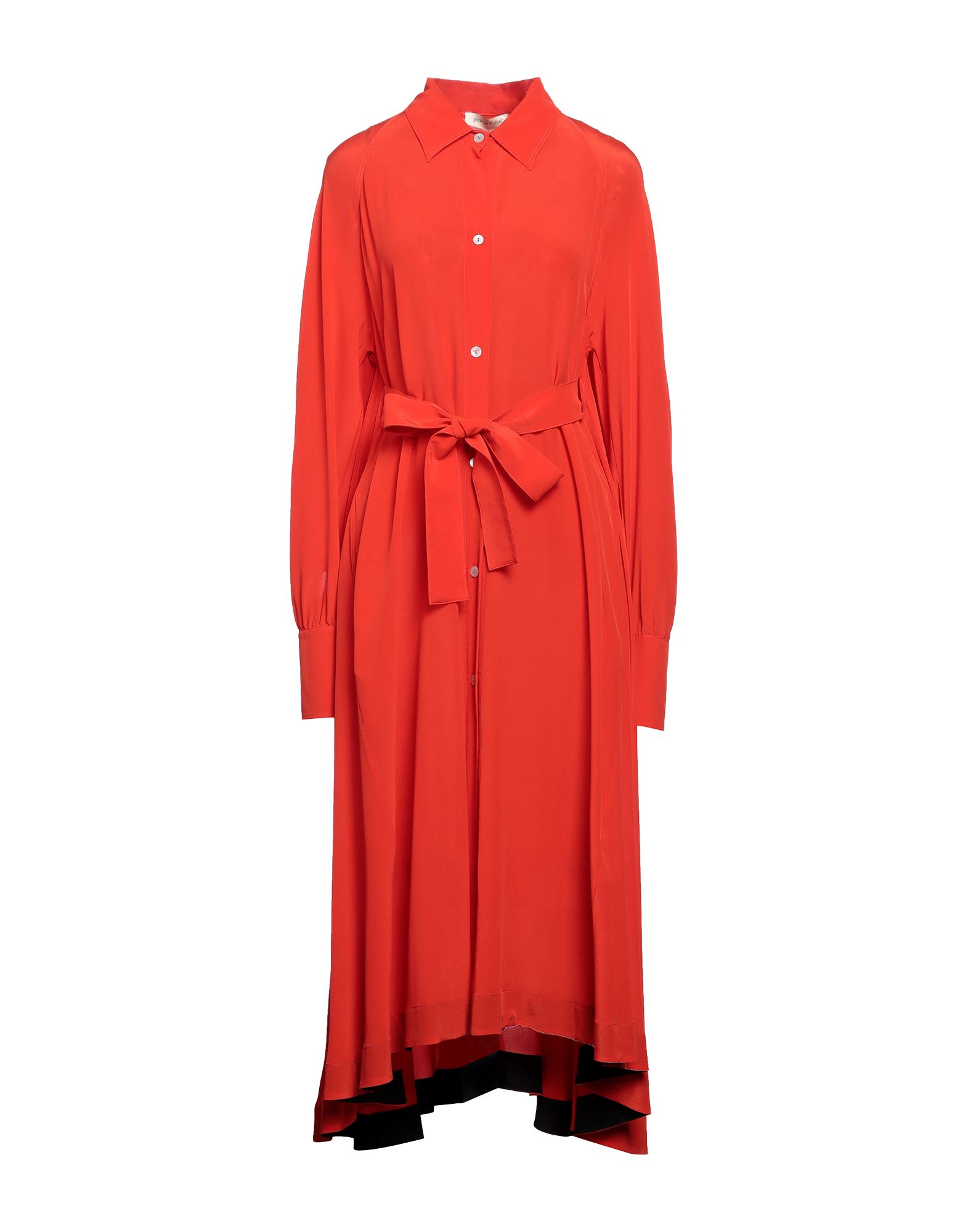 GENTRYPORTOFINO Midi-kleid Damen Tomatenrot von GENTRYPORTOFINO